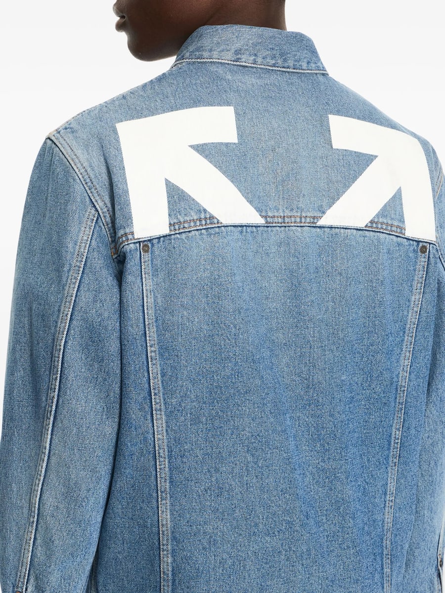Off-White Off-white Half Arrow Denim Skate Jacket, view 3