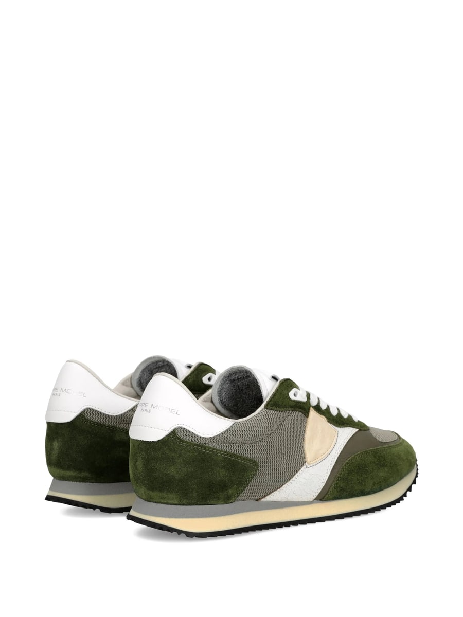 Philippe Model Philippe Model Suede Panelled Trainers, view 2