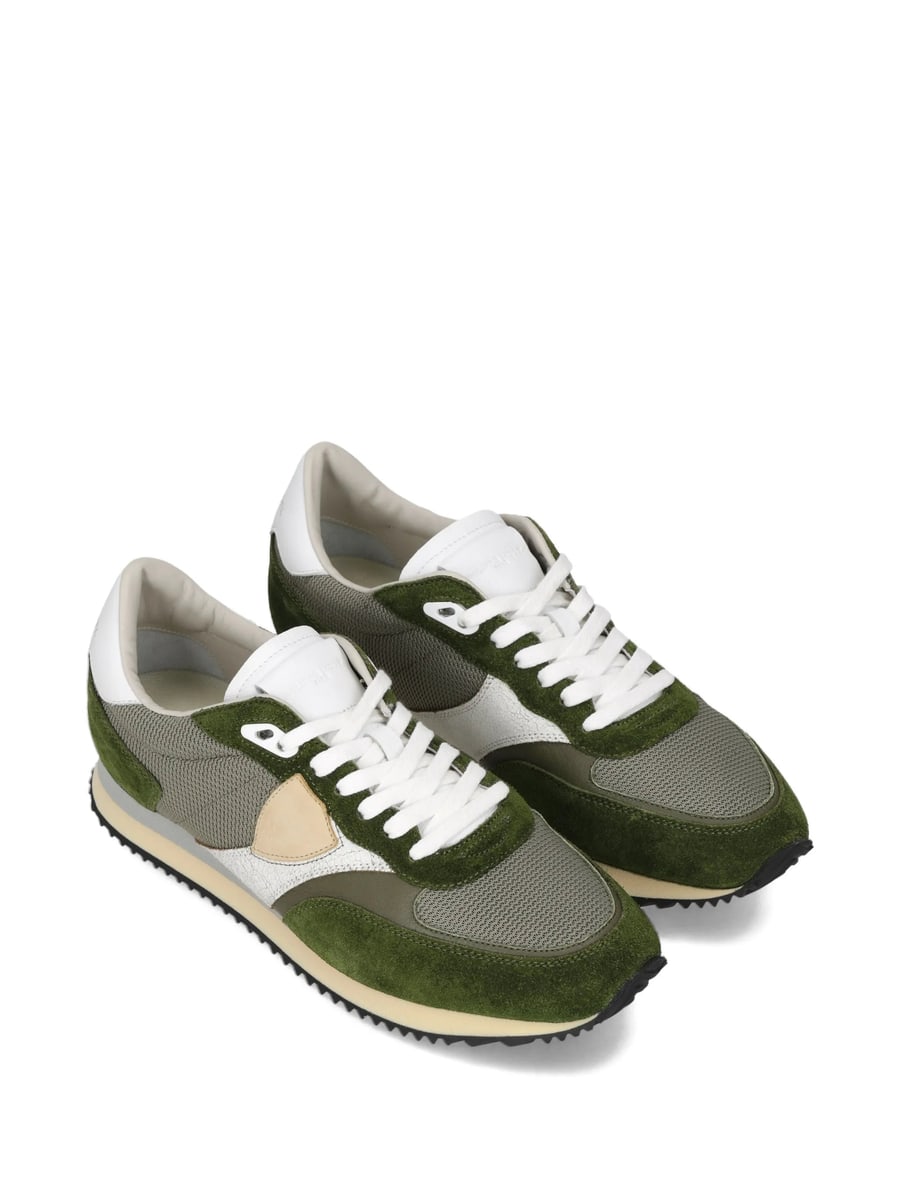 Philippe Model Philippe Model Suede Panelled Trainers, view 5