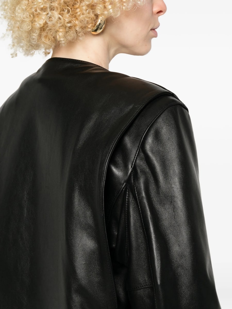 Toteme Toteme Collarless Pocket Jacket, view 4