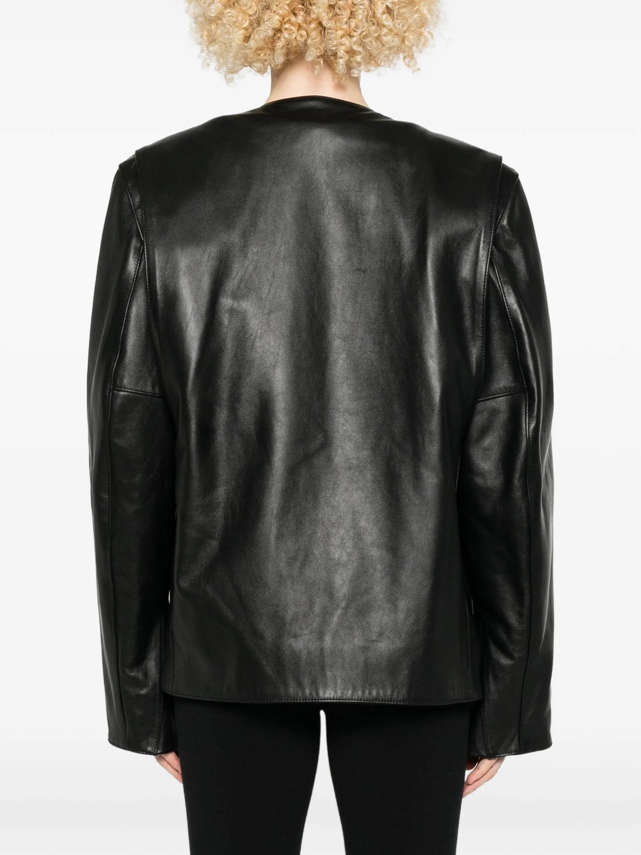 Toteme Toteme Collarless Pocket Jacket, view 2