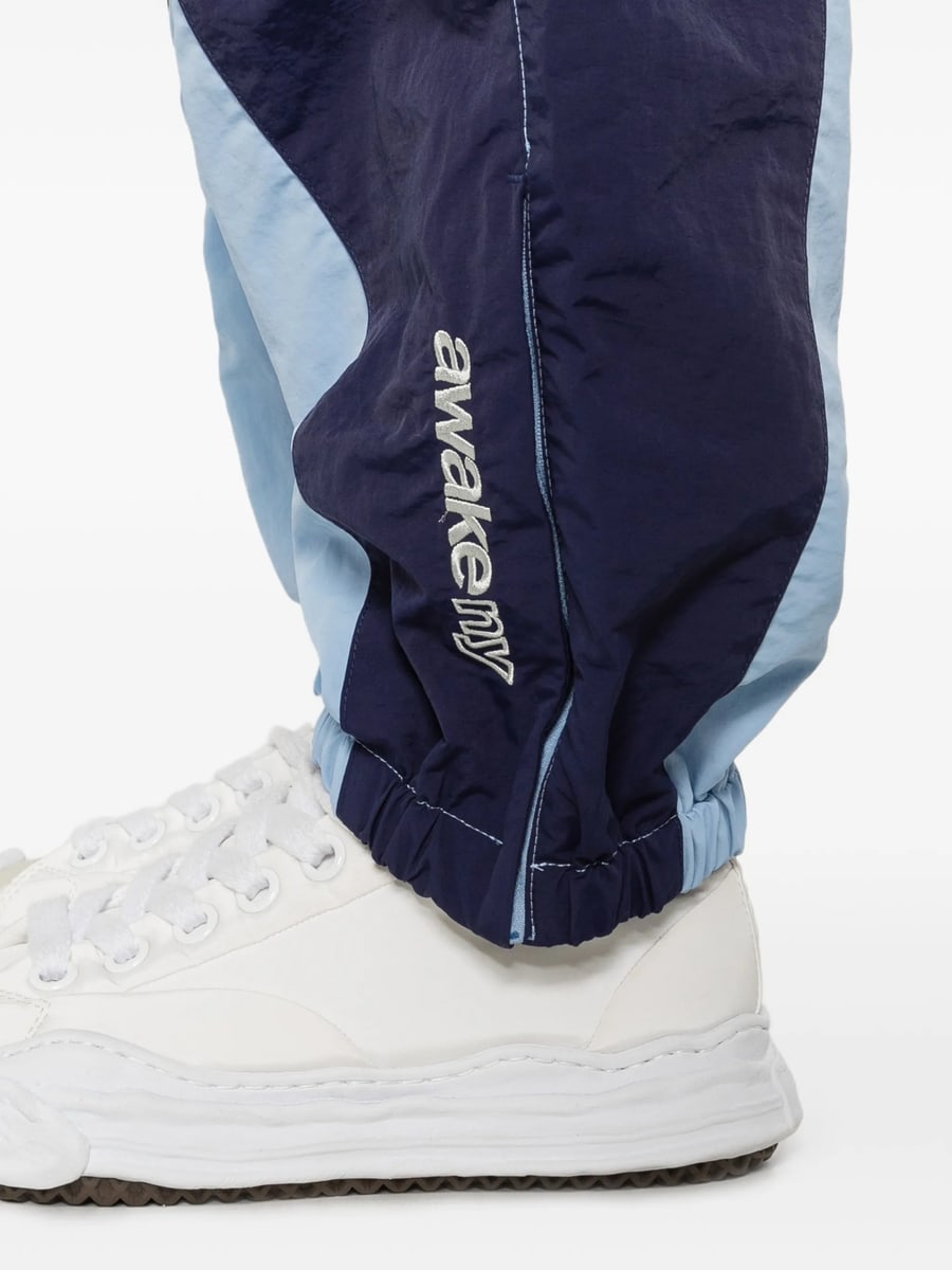 Awake Awake Logo-detail Trousers, view 5