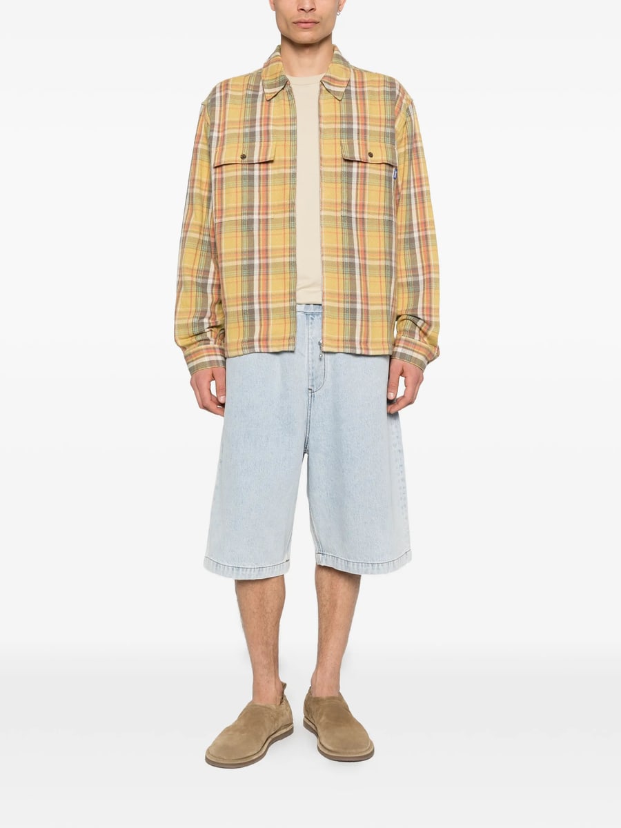 Awake Awake Rivington Buttoned Checked Shirt, view 3