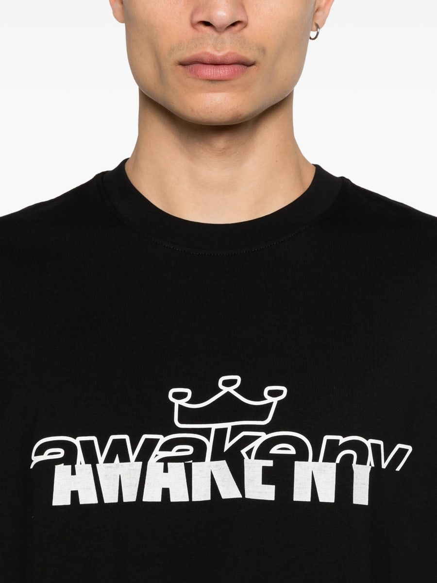 Awake Awake Headcrack Champs Logo T-shirt, view 3