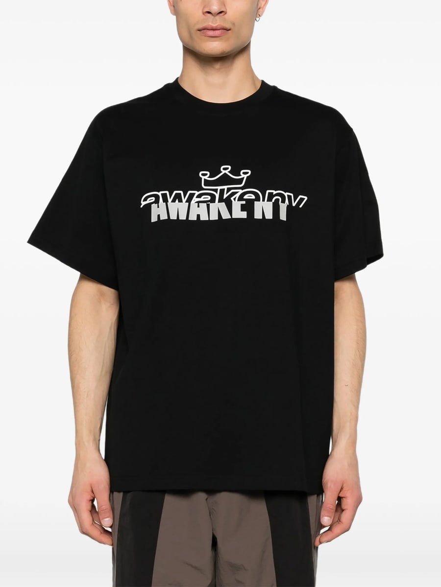 Awake Awake Headcrack Champs Logo T-shirt, view 4