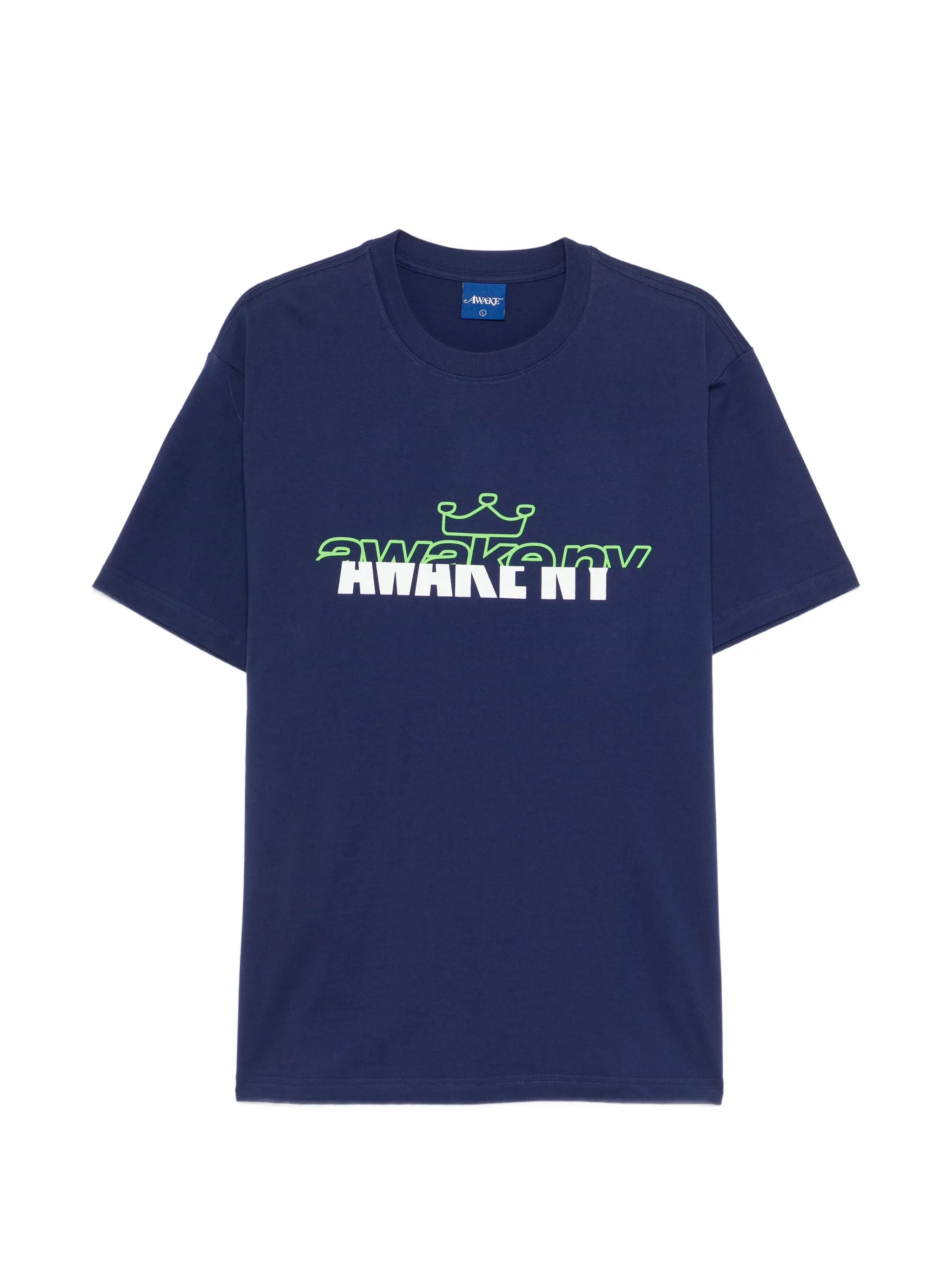 Awake Awake Headcrack Champs Logo-detail T-shirt