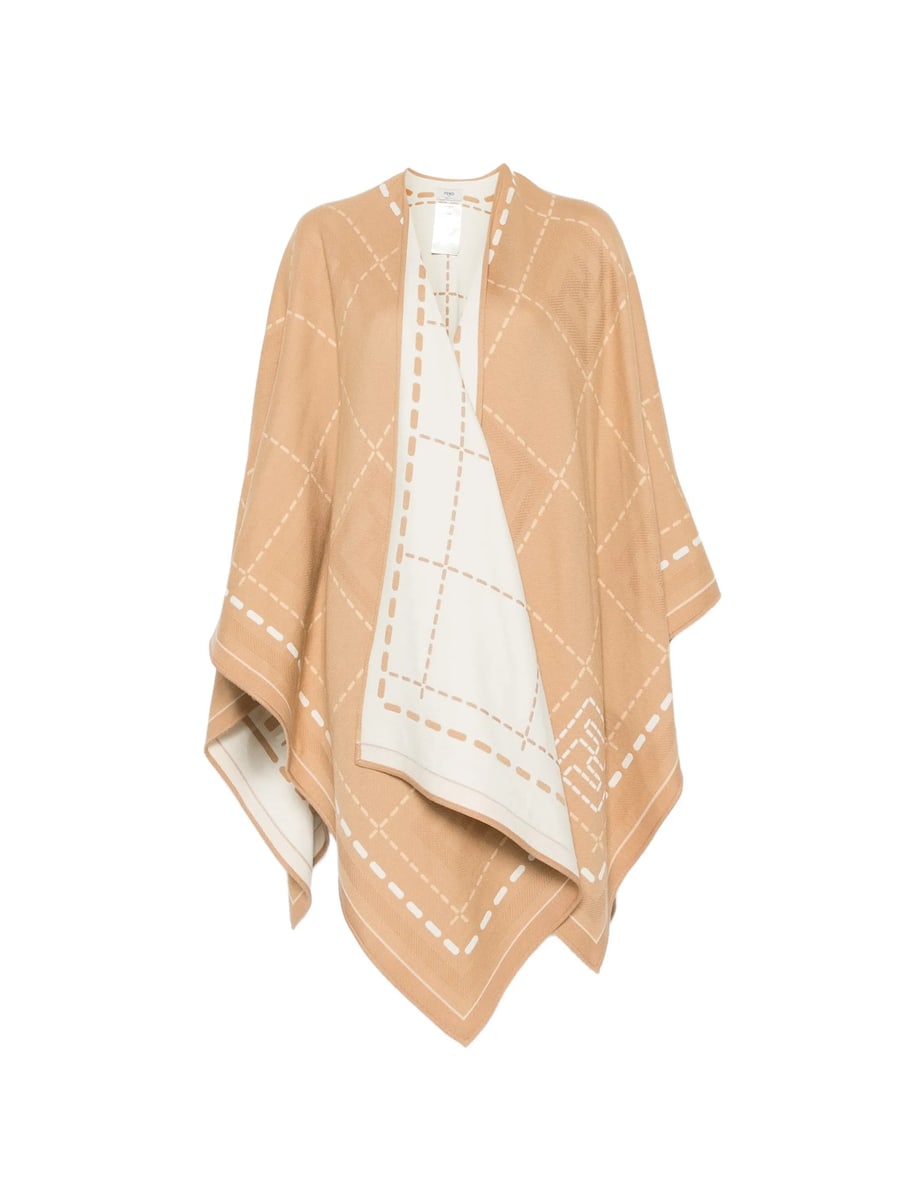 Fendi Fendi Patterned Poncho