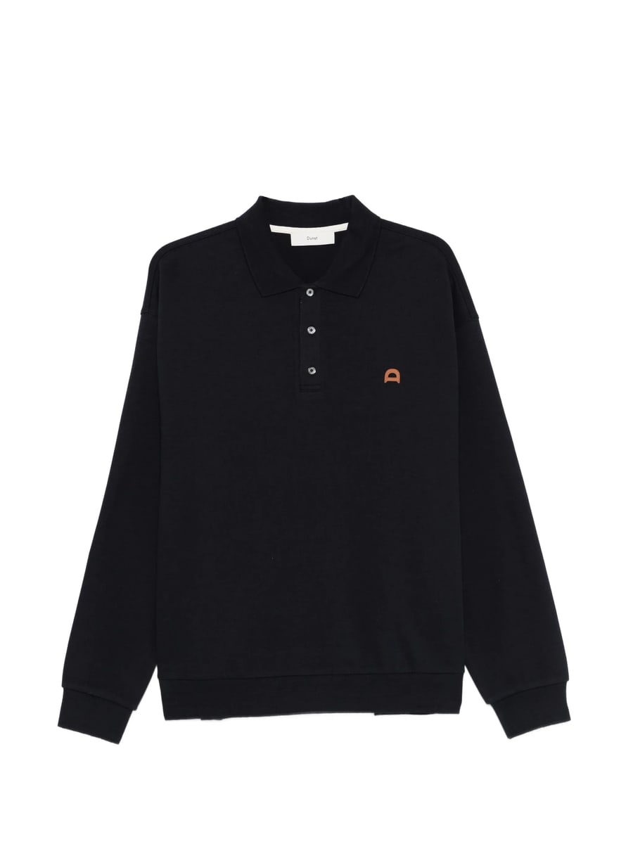 Dunst Dunst Button Logo Polo Shirt