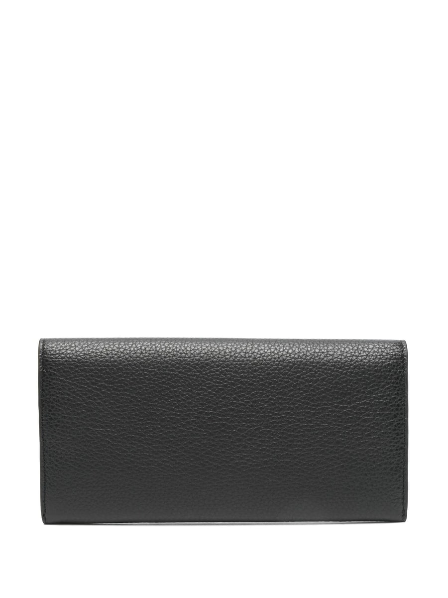Toteme Toteme T-Lock Grained-leather Wallet, view 2