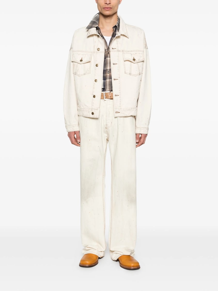 Rhude Rhude Distressed Straight Jeans, view 2