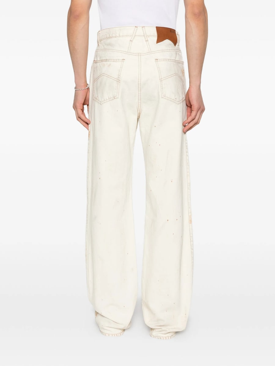 Rhude Rhude Distressed Straight Jeans, view 4