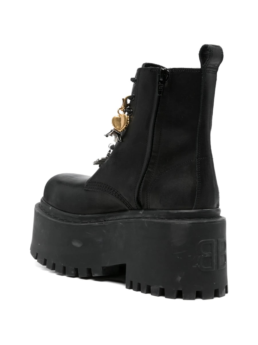 Balenciaga Balenciaga Charm-detail Platform Boots, view 3