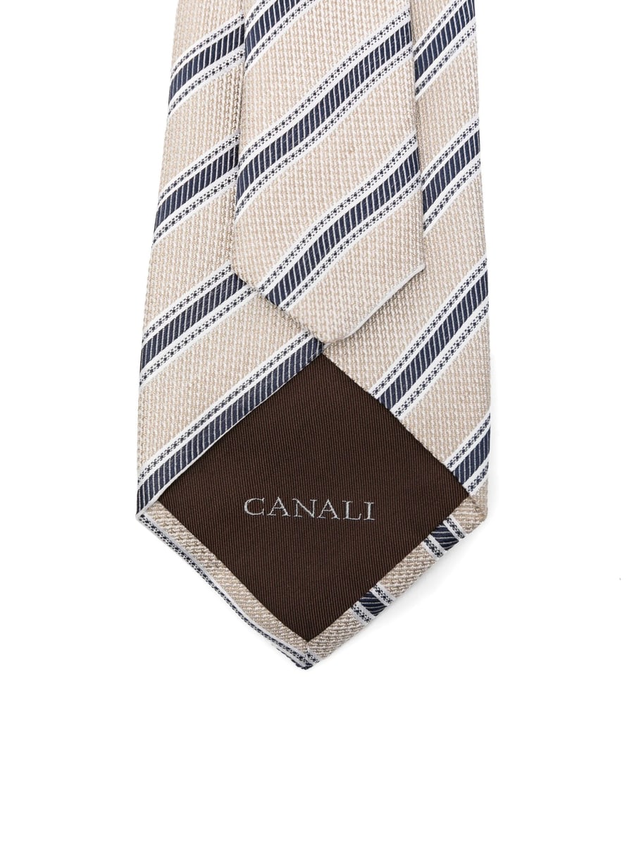 Canali Canali Striped Tie, view 2
