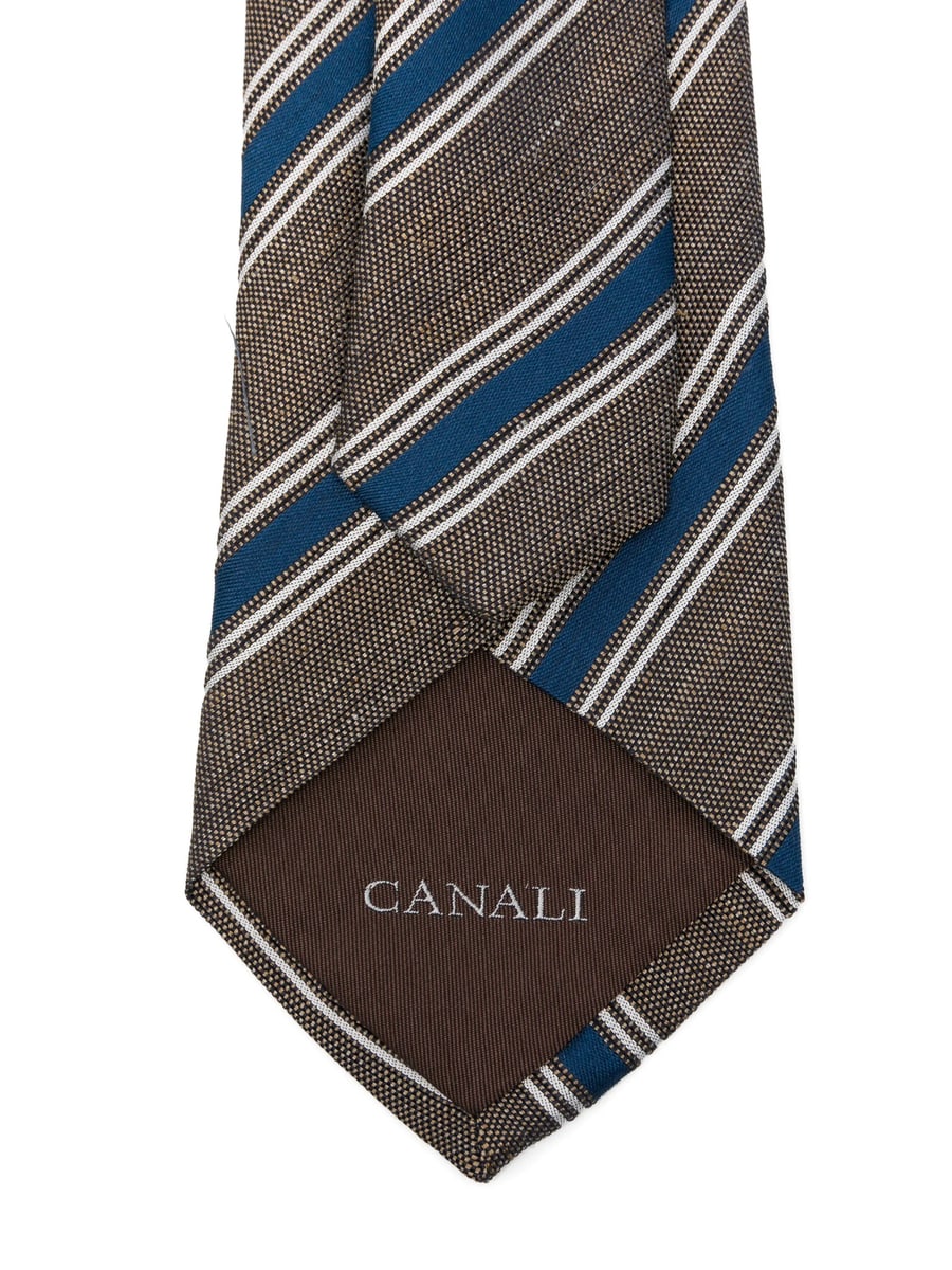 Canali Canali Striped Tie, view 2