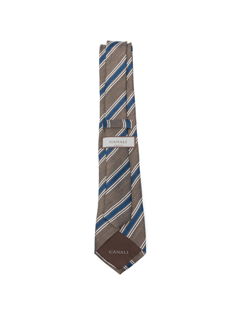 Canali Canali Striped Tie, view 3