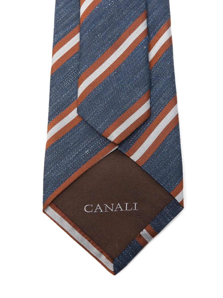 Canali Canali Striped Tie, view 2