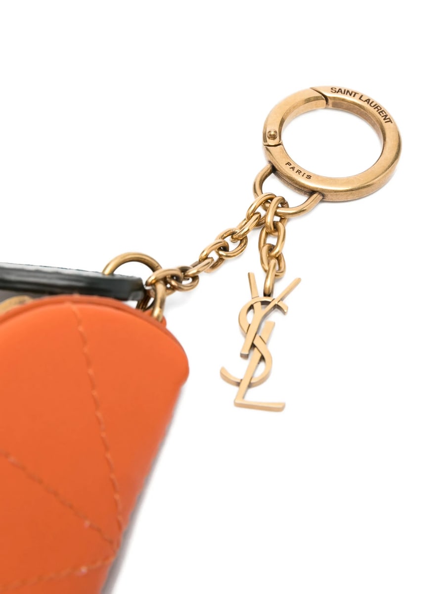 Saint Laurent Saint Laurent Zip-detail Keyring, view 2
