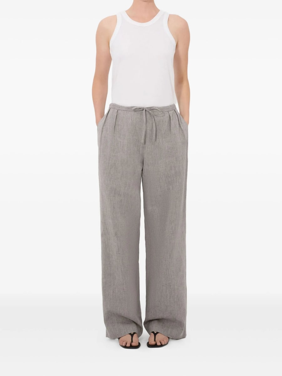 Lou Lou De Saison Lou Lou De Saison Clark Pleated Drawstring Trousers, view 3