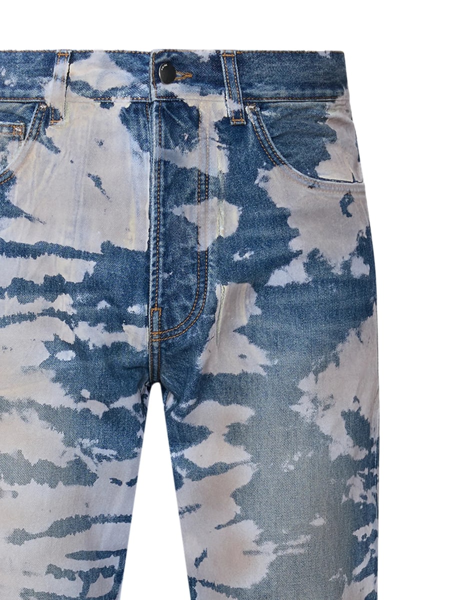 Amiri Amiri Bleached Straight Flare Jeans, view 2