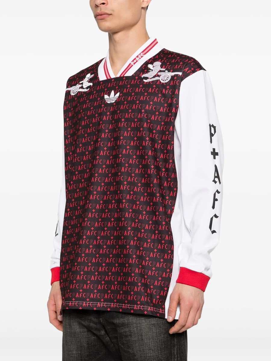 adidas Adidas Patterned Long-sleeved T-shirt, view 3
