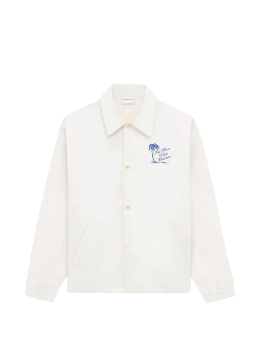 Drole De Monsieur Drole De Monsieur Buttoned Graphic Shirt Jacket