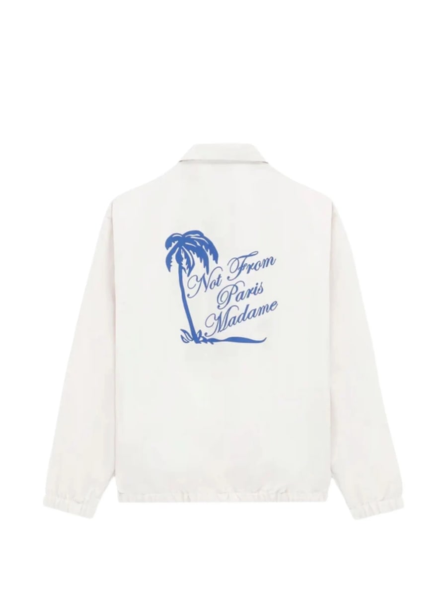 Drole De Monsieur Drole De Monsieur Buttoned Graphic Shirt Jacket, view 3