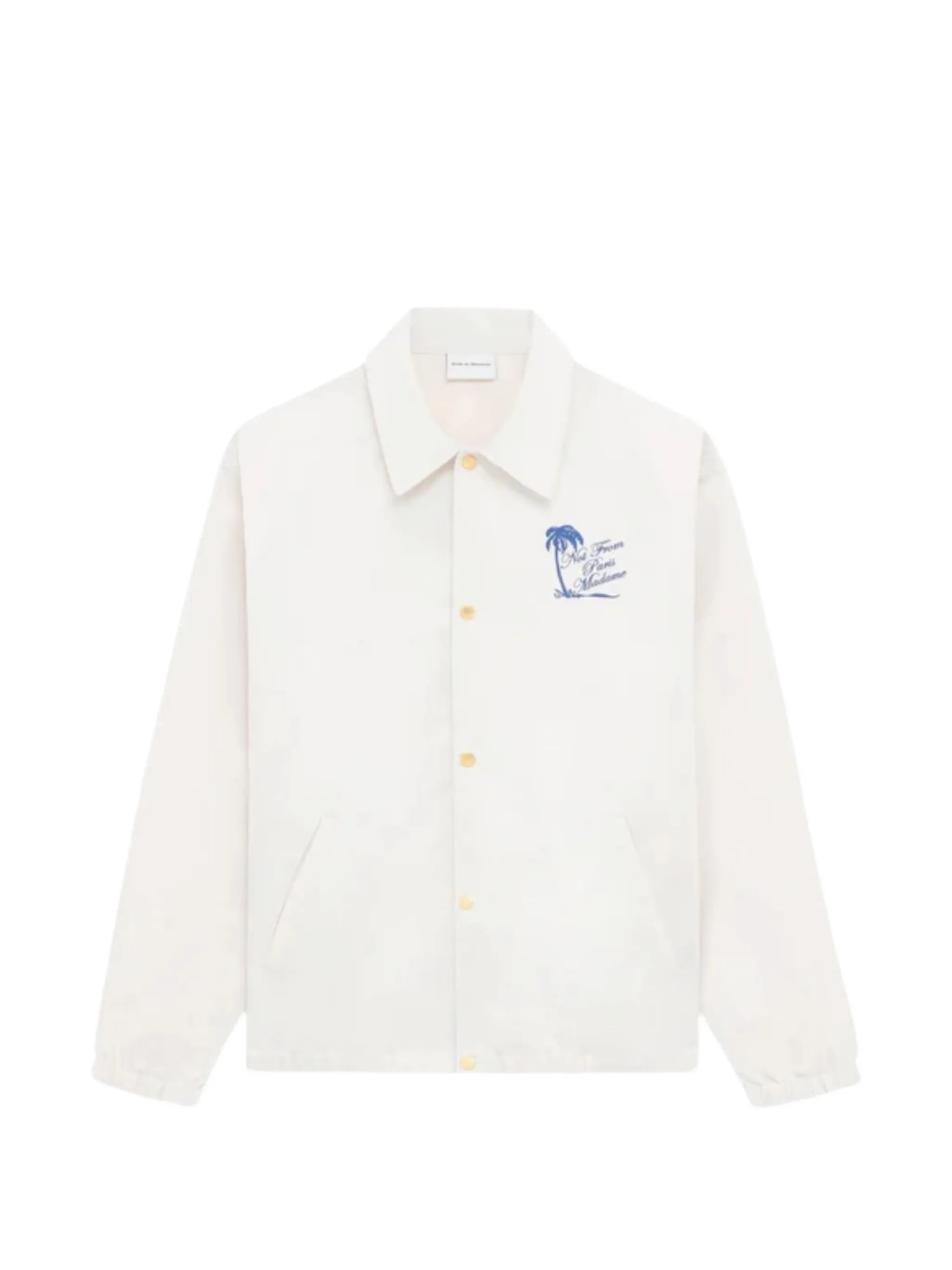 Drole De Monsieur Drole De Monsieur Buttoned Graphic Shirt Jacket