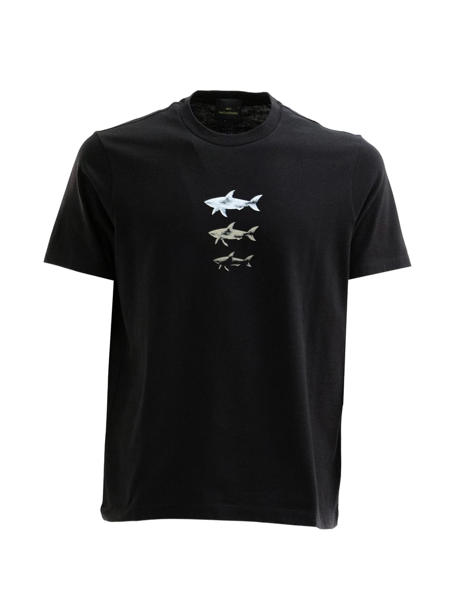 Paul & Shark Paul & Shark Shark-print T-shirt