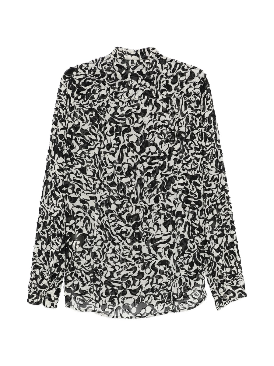 Dries Van Noten Dries Van Noten Sequinned Patterned Shirt, view 2
