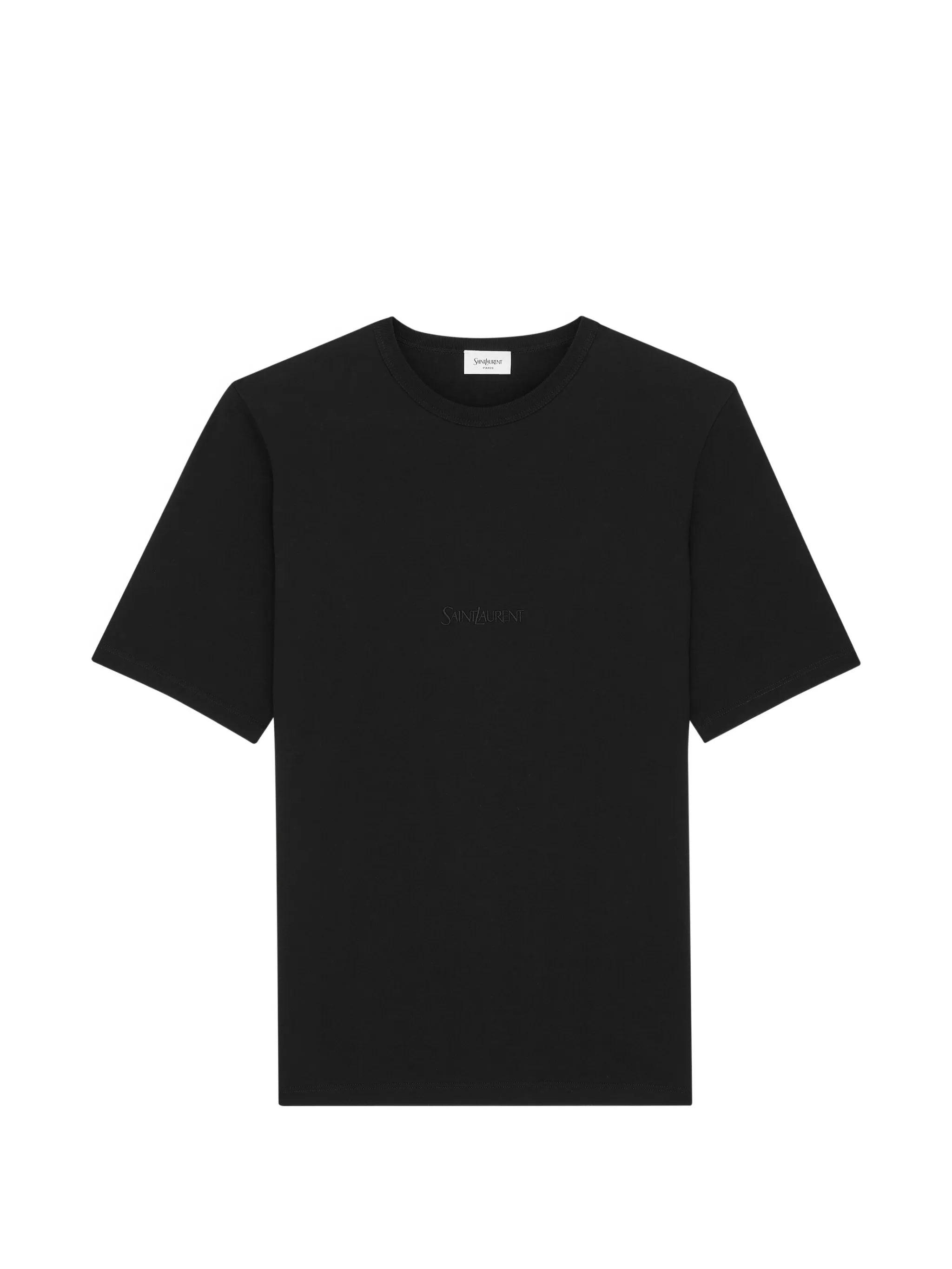 Saint Laurent Saint Laurent Logo-embroidery T-shirt