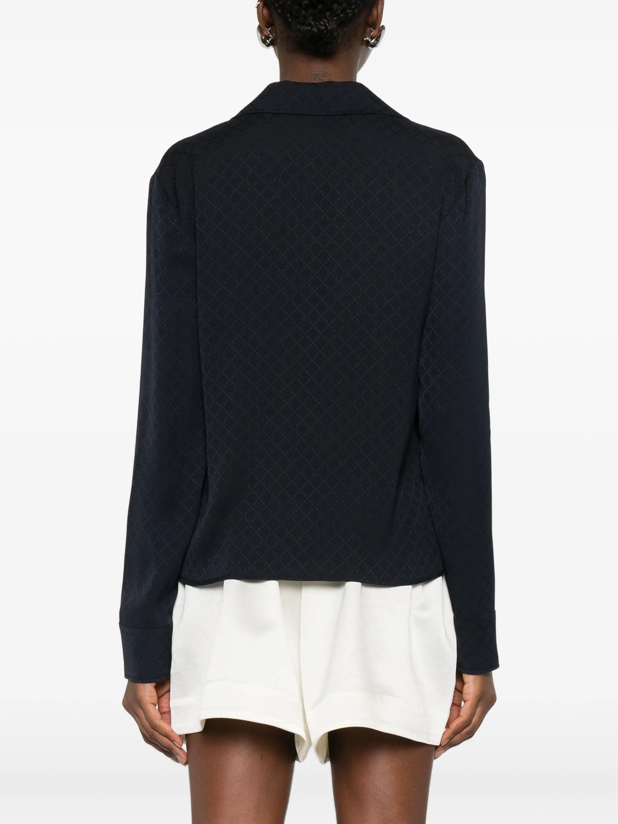 Gucci Gucci Diamond-pattern Buttoned Shirt, view 2