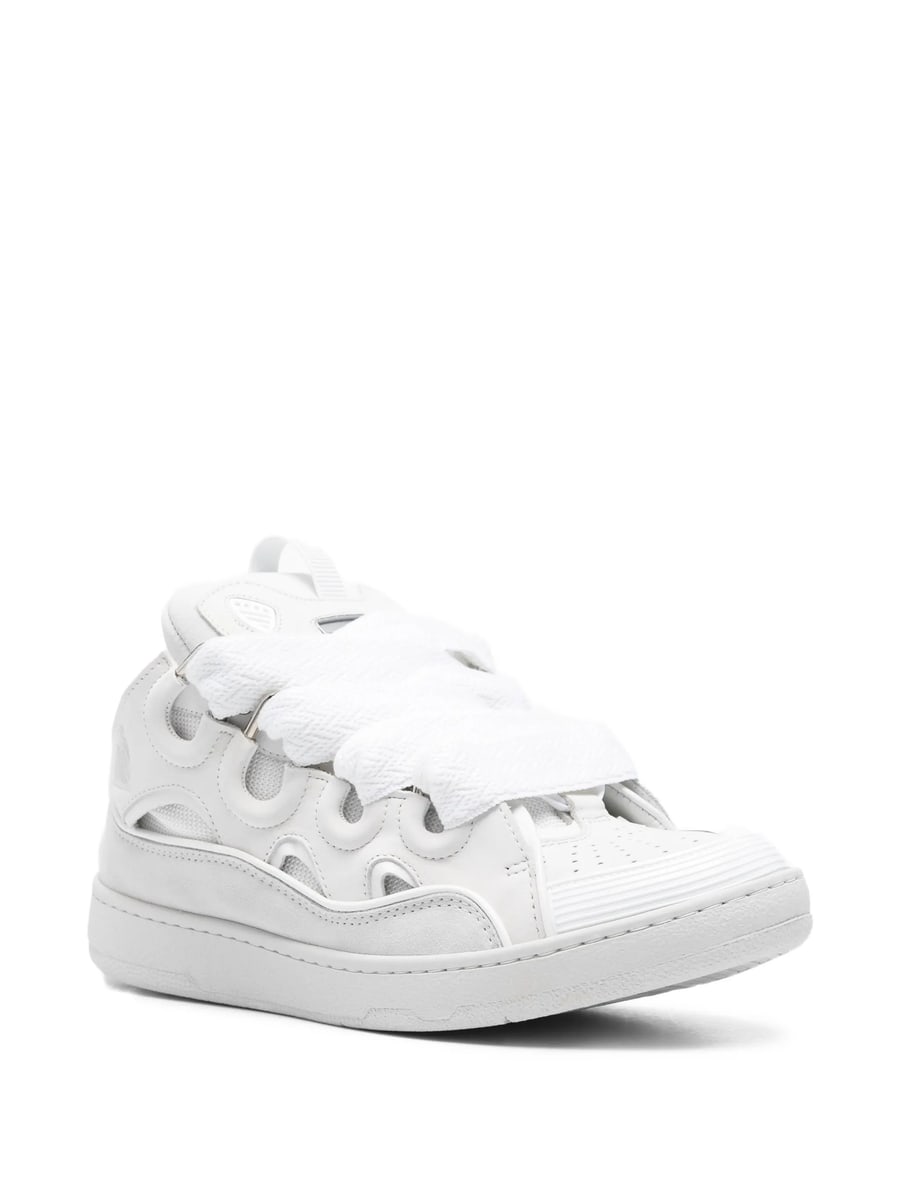 Lanvin Lanvin Calf Leather Sneakers, view 3