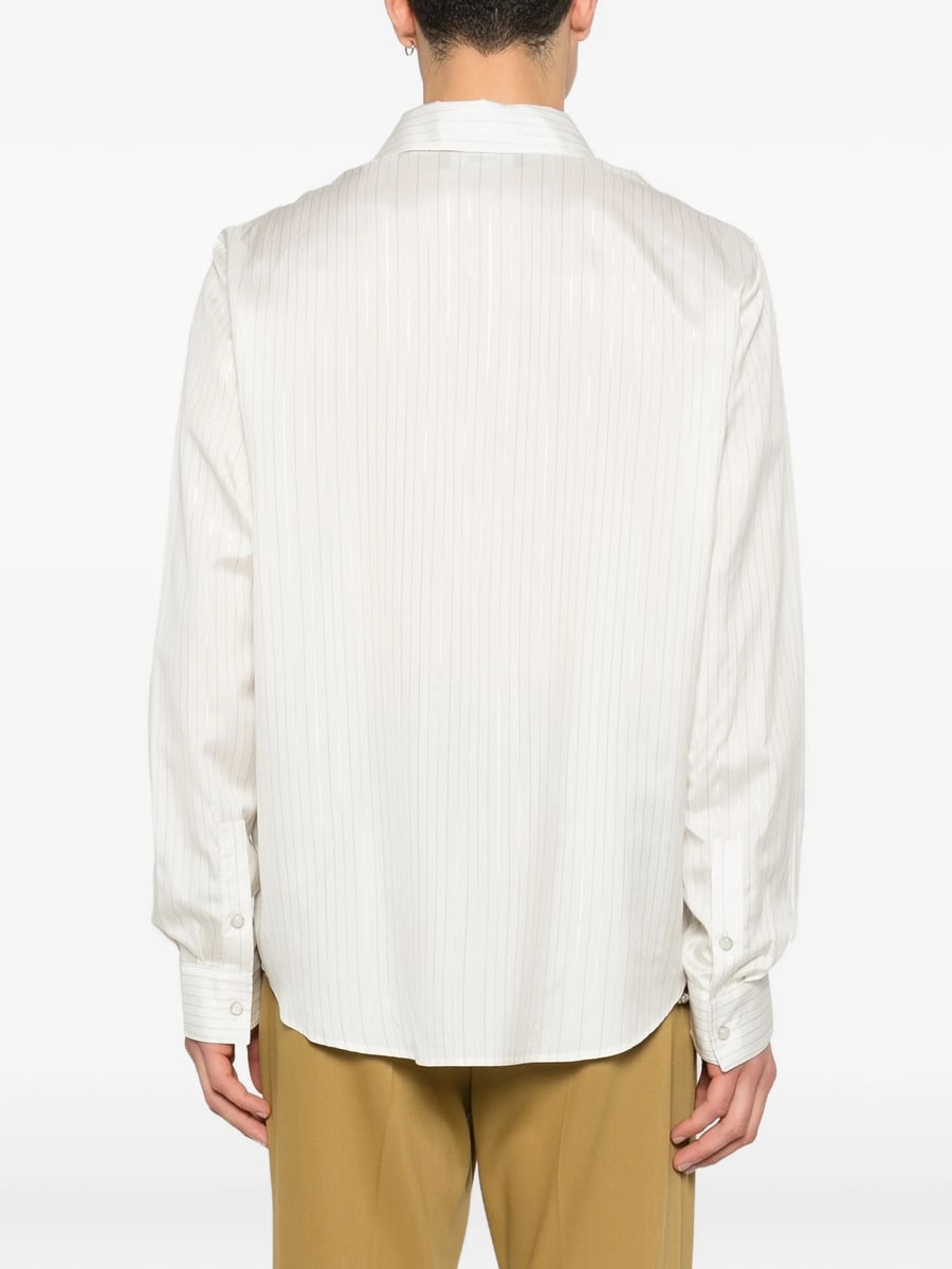 Amiri Amiri Striped Button Shirt, view 3