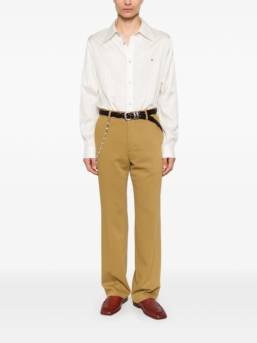 Amiri Amiri Striped Button Shirt, view 4