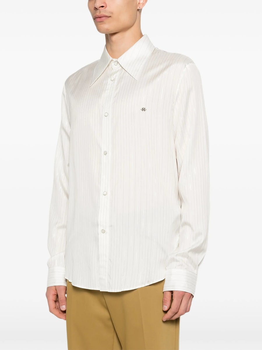 Amiri Amiri Striped Button Shirt, view 5