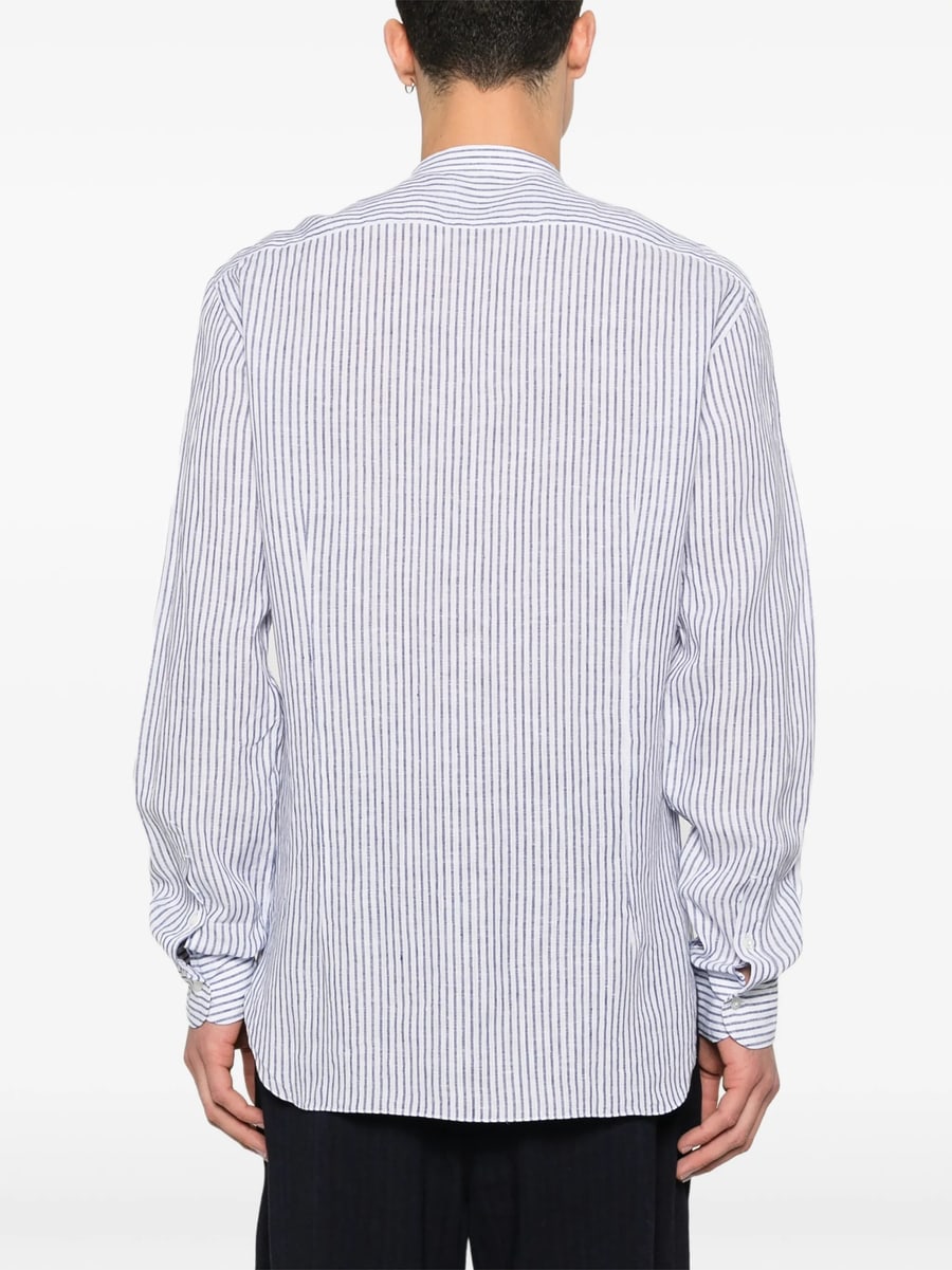 Barba Barba Striped Shirt, view 3