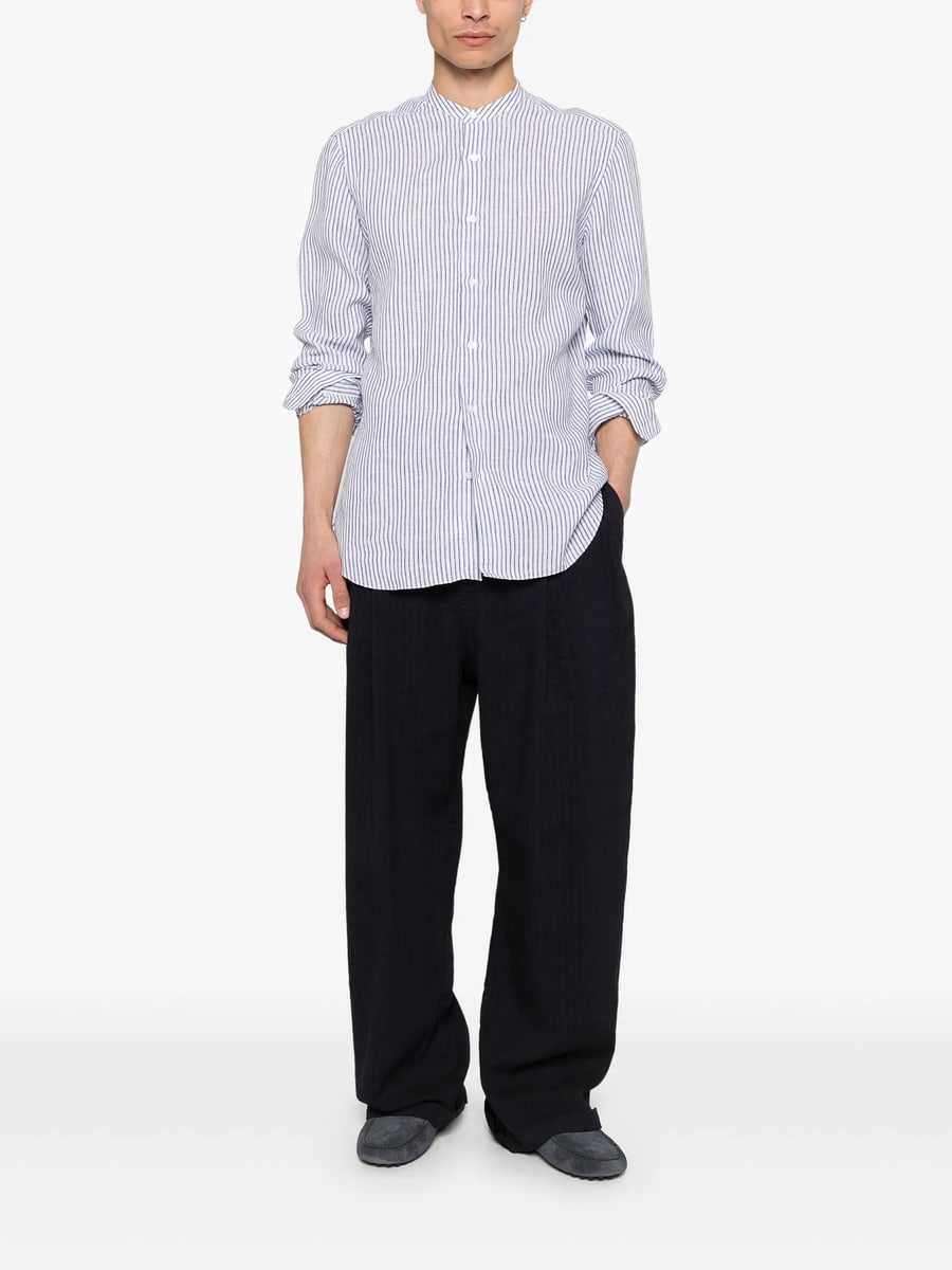 Barba Barba Striped Shirt, view 4
