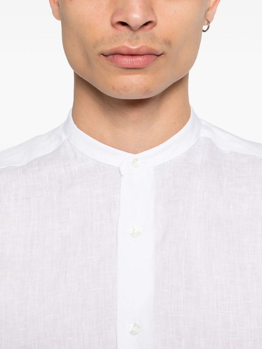 Barba Barba Band-collar Shirt, view 4