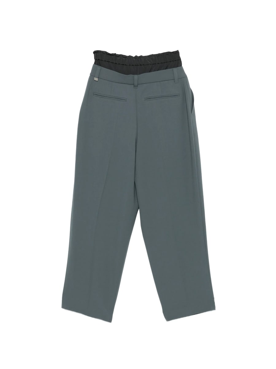System System Pleated Drawstring Trousers, view 2