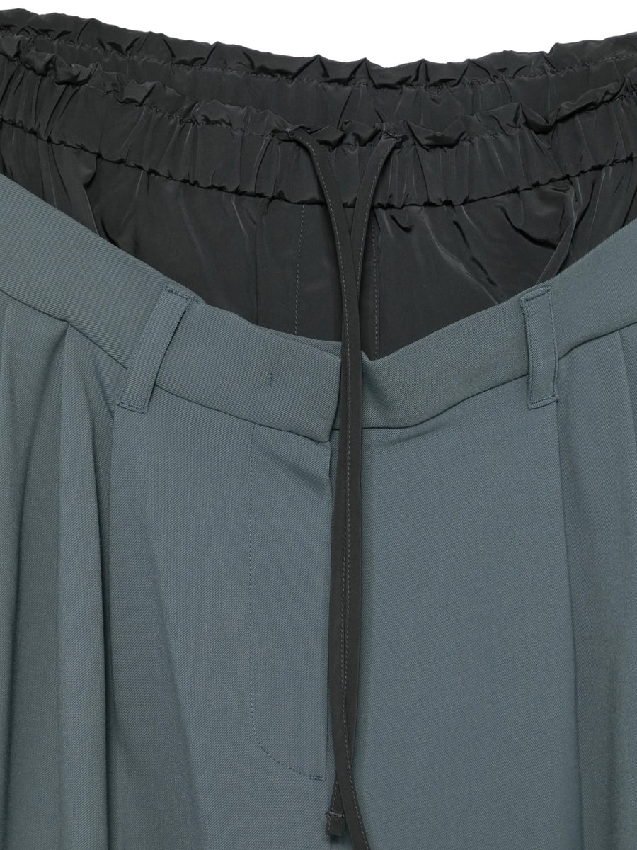 System System Pleated Drawstring Trousers, view 3