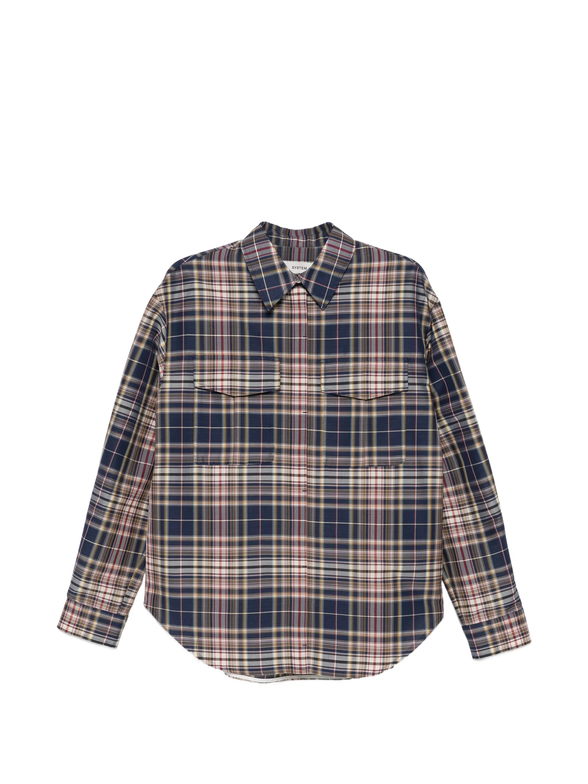 System System Pocket Checked Shirt