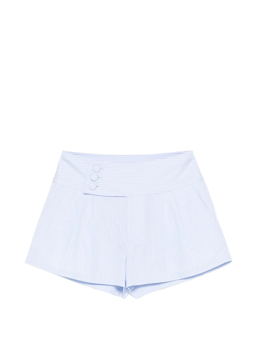 Frame Frame Button Striped Shorts