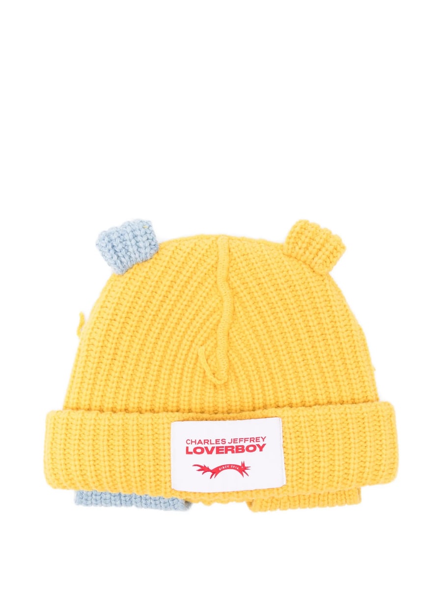 Charles Jeffrey Loverboy Charles Jeffrey Loverboy Chunky Ribbed Beanie Hat