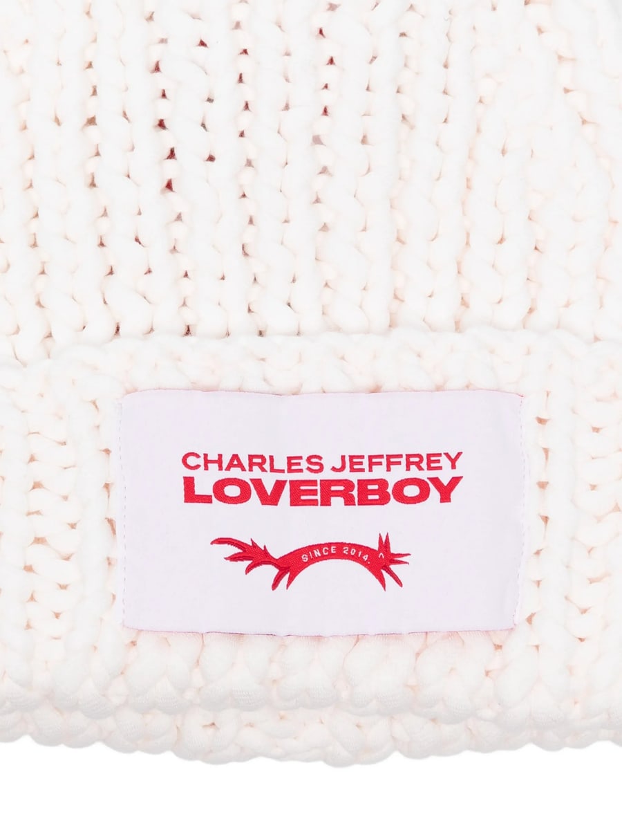Charles Jeffrey Loverboy Charles Jeffrey Loverboy  Chubby Logo-patch Beanie Hat, view 2