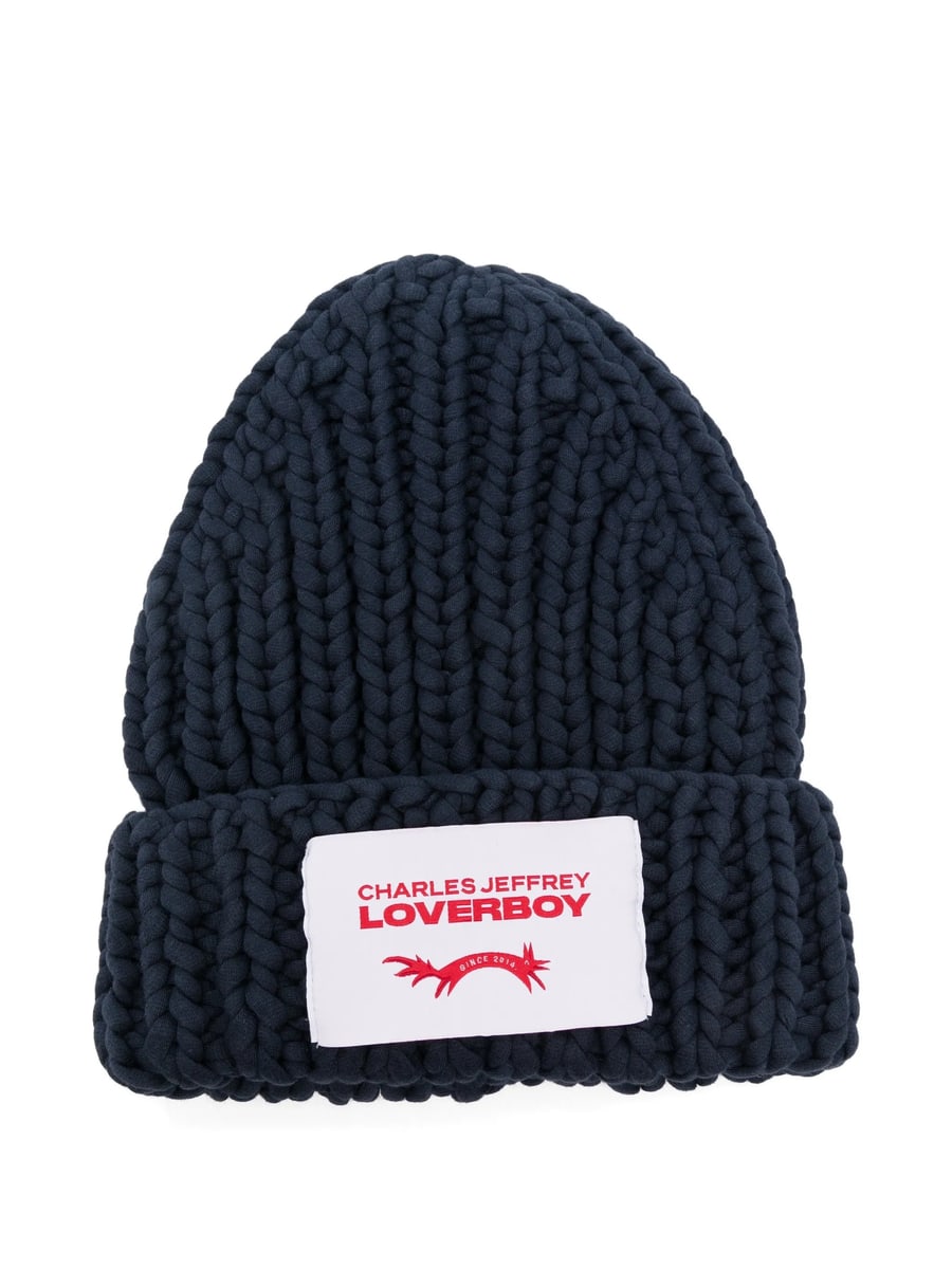 Charles Jeffrey Loverboy Charles Jeffrey Loverboy Chubby Logo-patch Beanie Hat