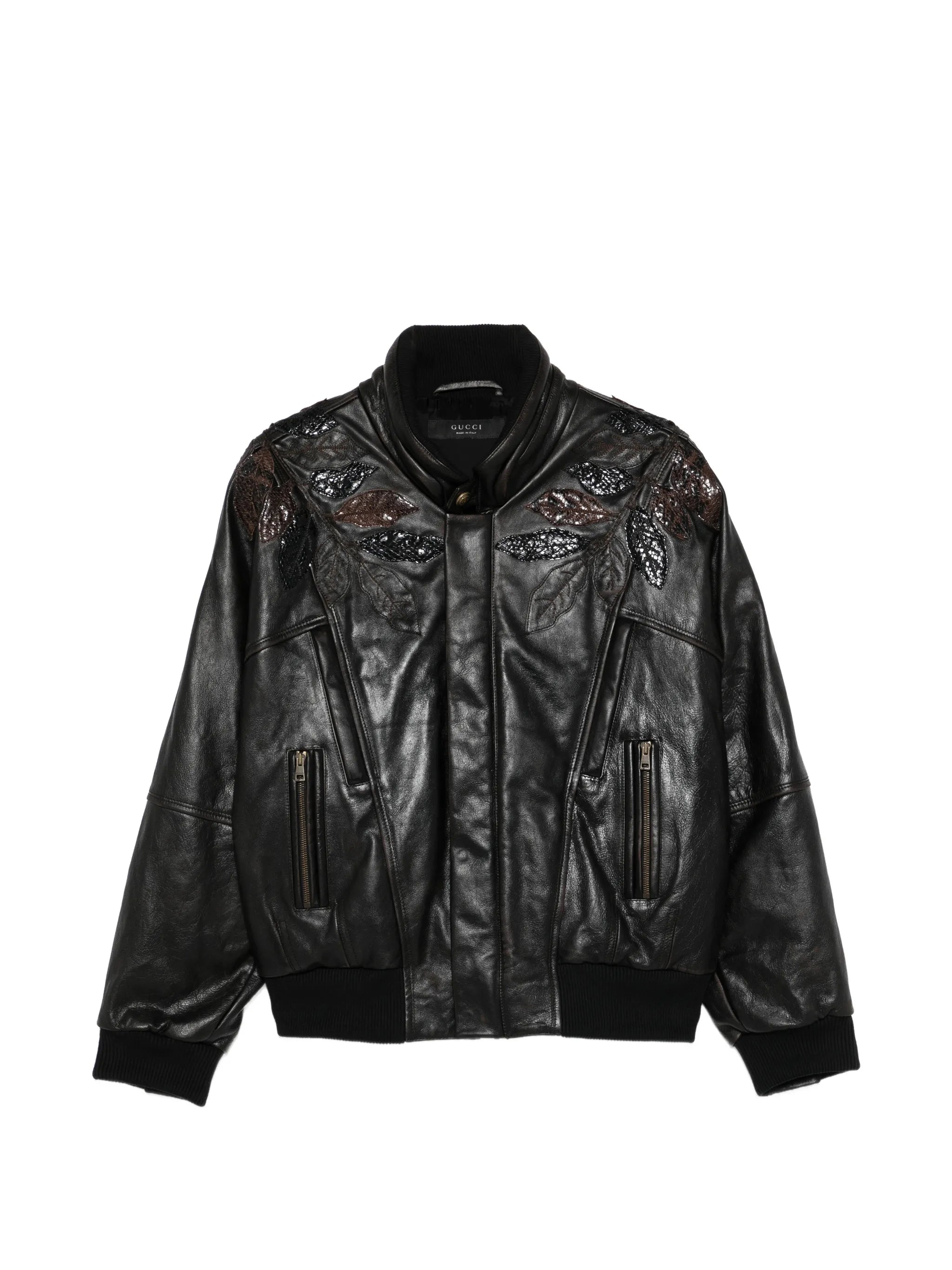Gucci Gucci Leaf-applique Jacket