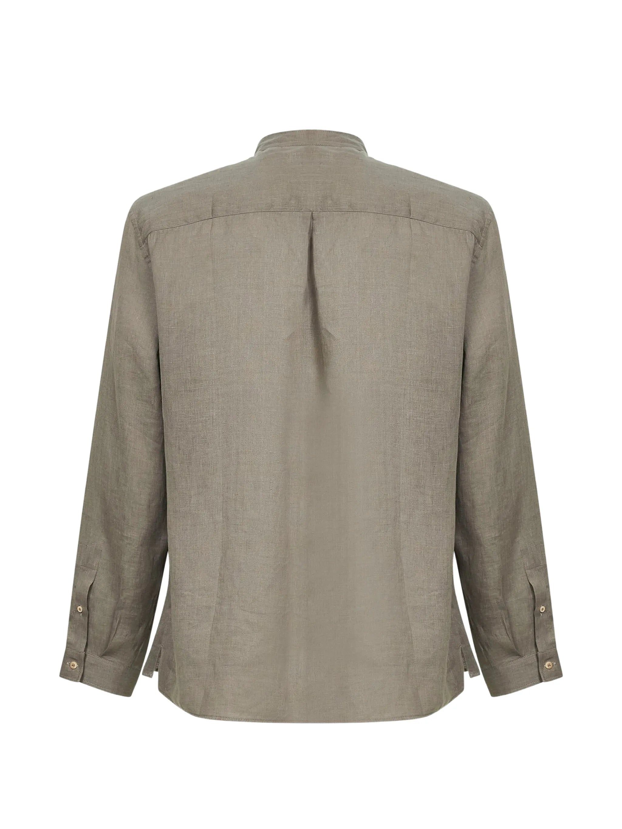 Brunello Cucinelli Brunello Cucinelli Mandarin-collar Shirt, view 2