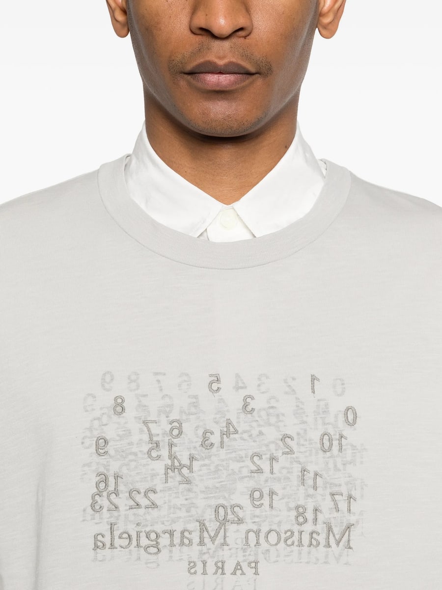 Maison Margiela Maison Margiela Logo-embroidered T-Shirt, view 2