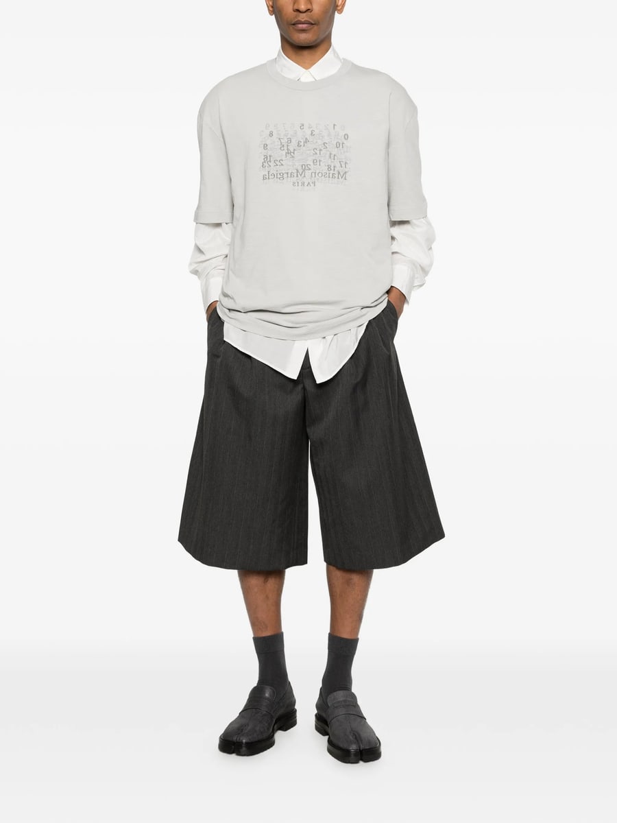Maison Margiela Maison Margiela Logo-embroidered T-Shirt, view 4