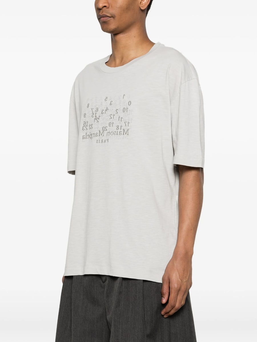 Maison Margiela Maison Margiela Logo-embroidered T-Shirt, view 5